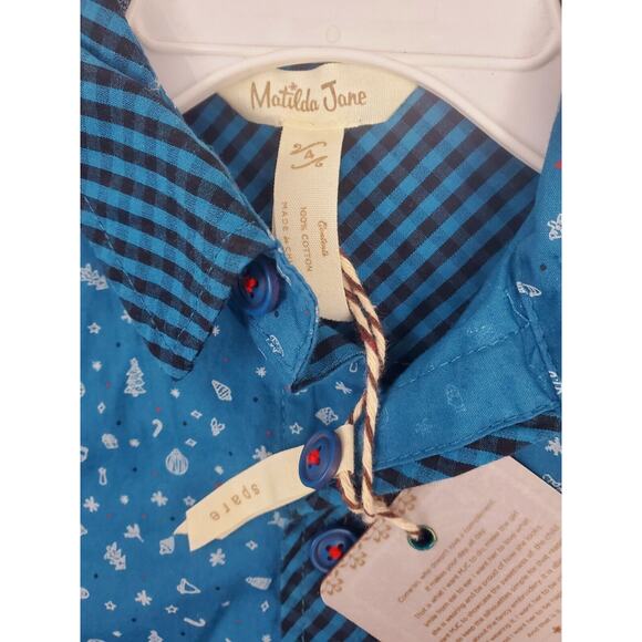 Matilda Jane Boys Top 4 Choose Your Path Jack Frost Christmas Winter Holiday 4T - Picture 6 of 8